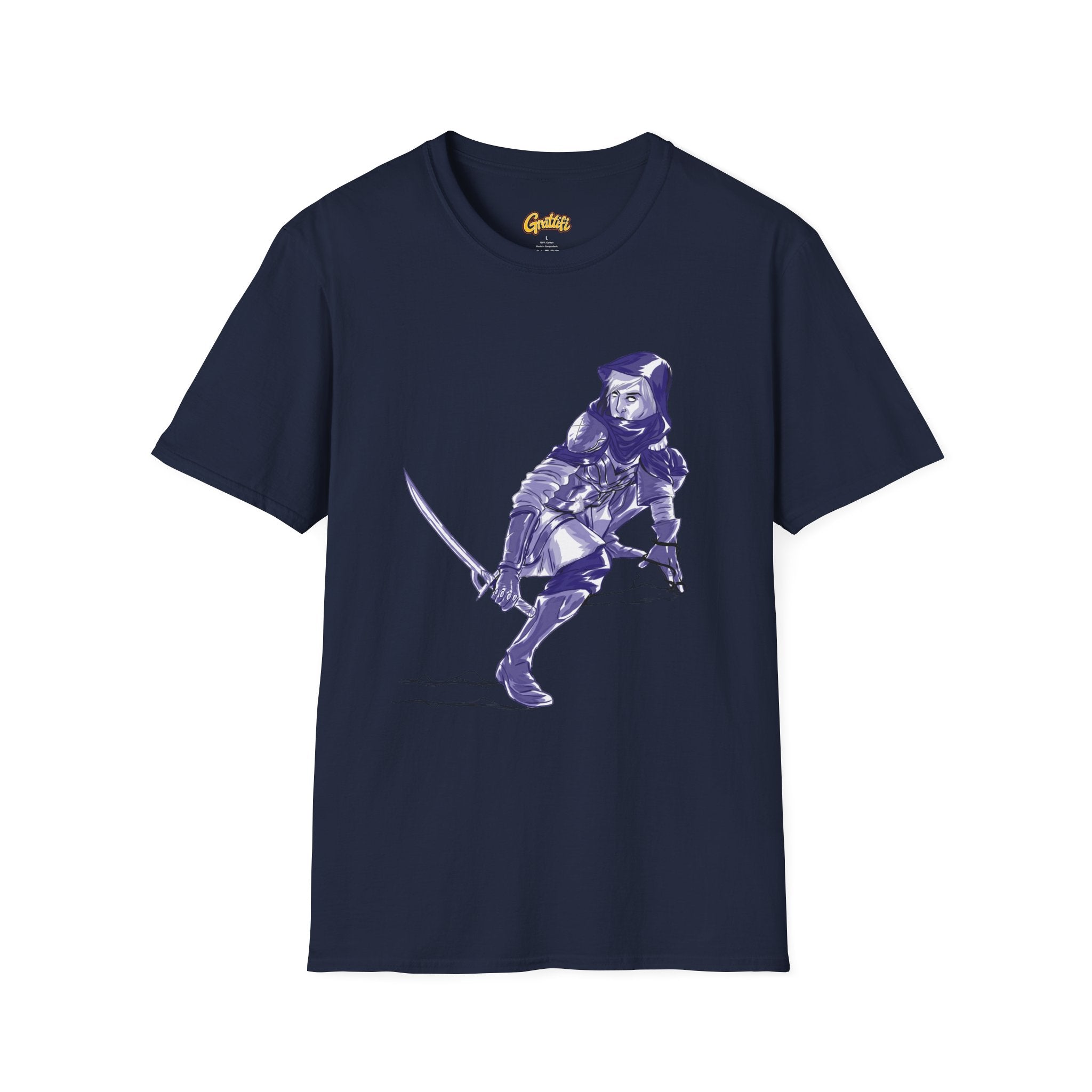 Female Assassin T-Shirt — Purple Assassin Graphic