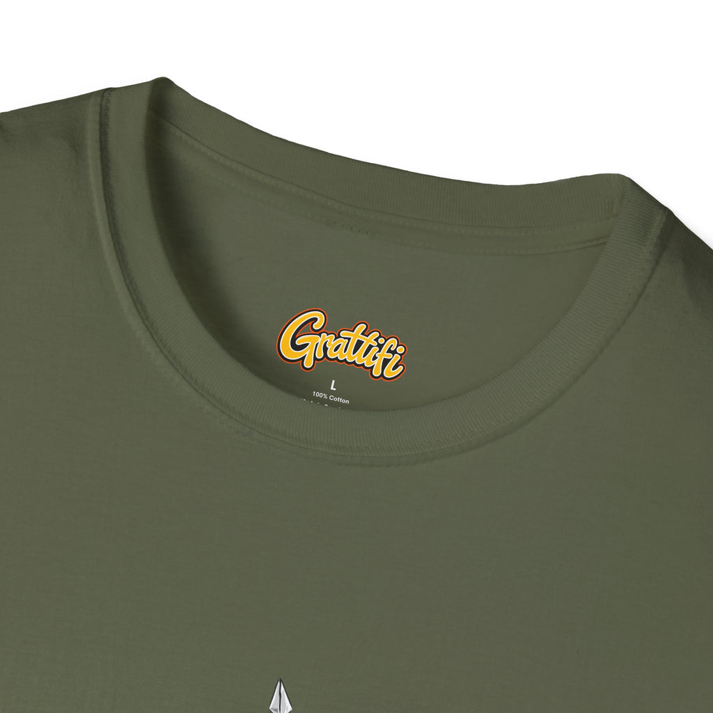Knight Sword T-Shirt — Fantasy Armored Warrior Graphic Tee