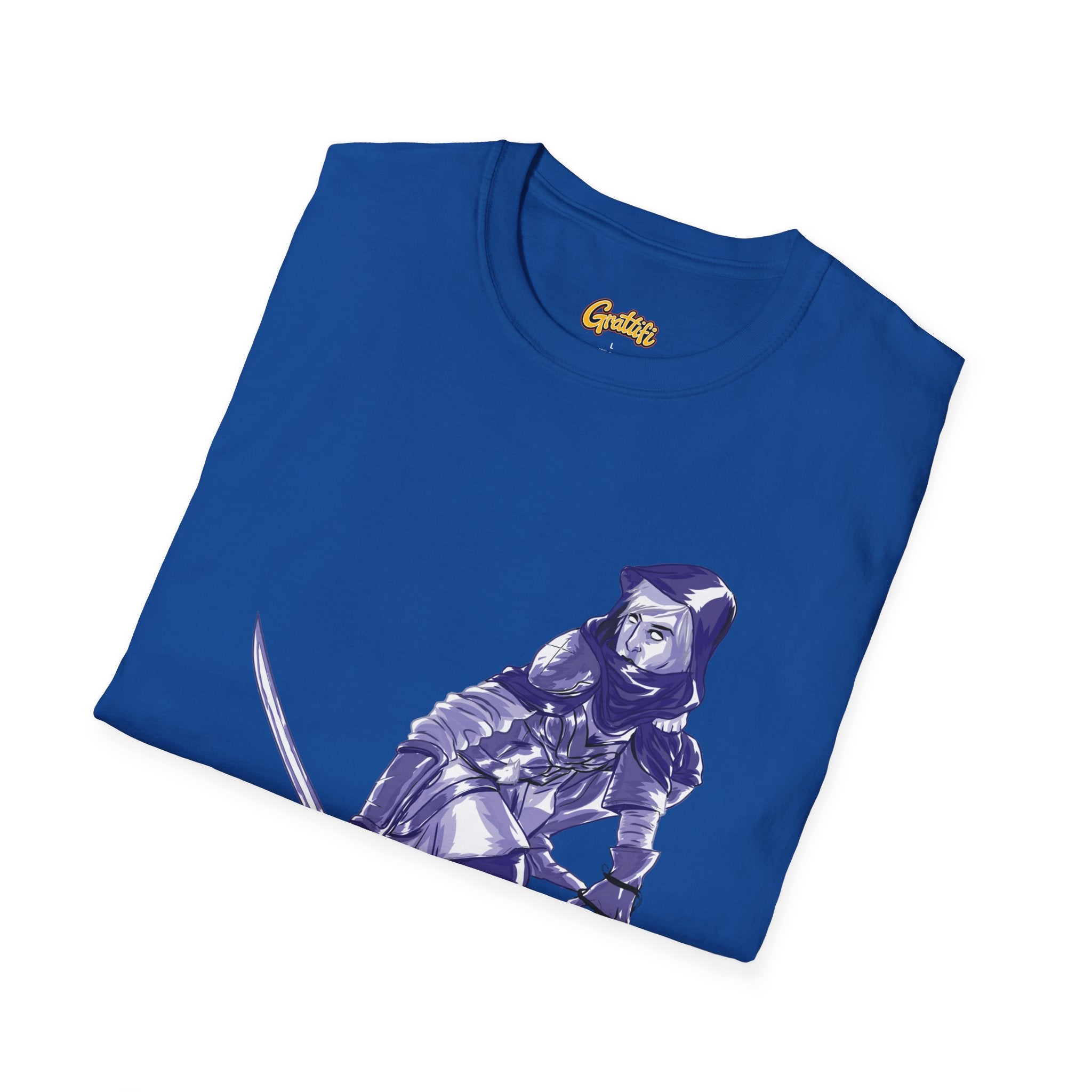 Female Assassin T-Shirt — Purple Assassin Graphic