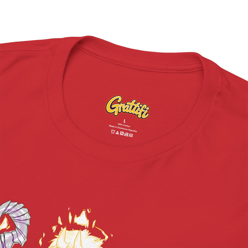 Flameborne Sorcerer Graphic Tee — Fantasy Mage Fire Sorcerer Shirt