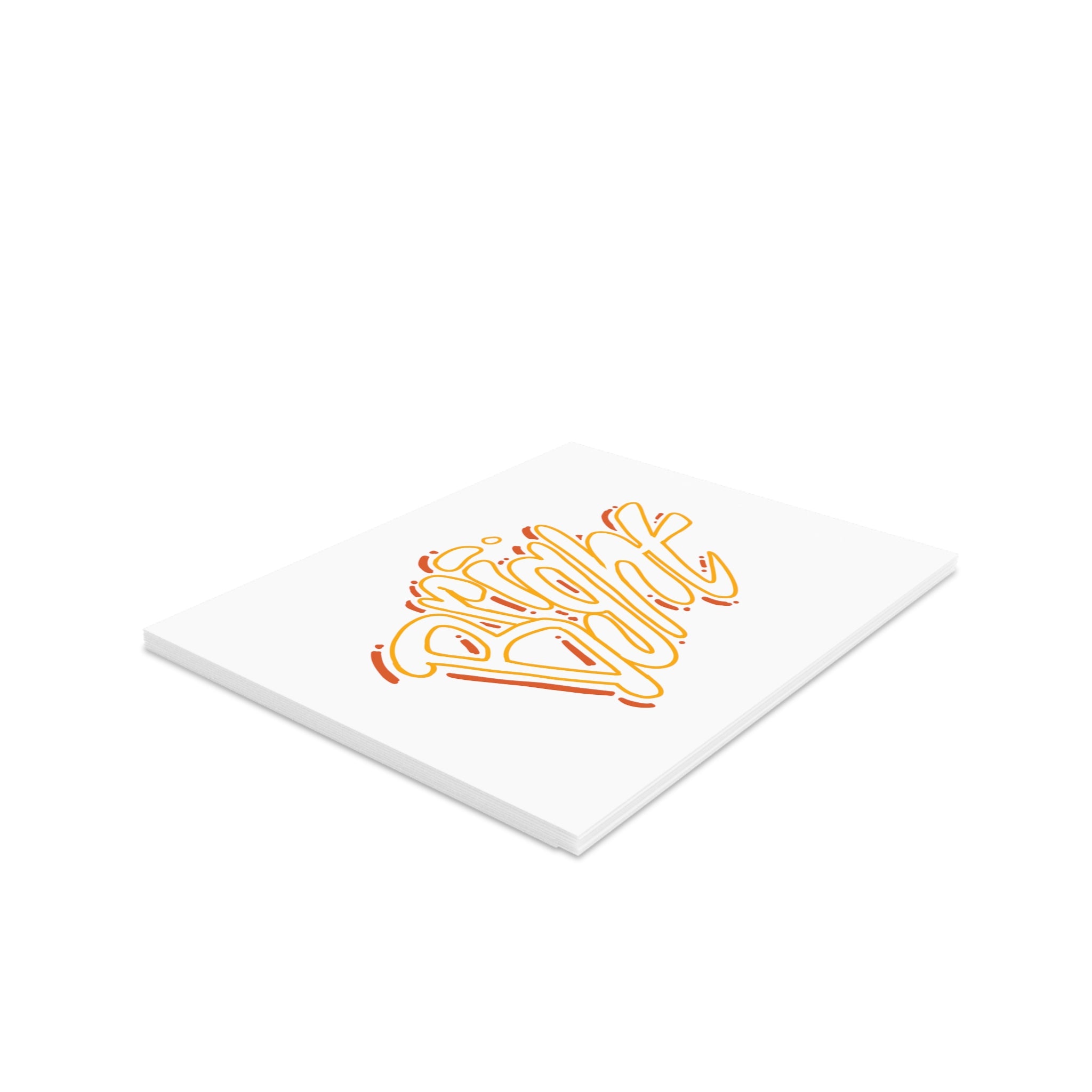 Greeting Cards - 'Bright  Hand-Lettered Card Set (8/16/24 pcs)