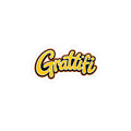 Graffiti Script Kiss-Cut Vinyl Decal – Yellow Street Art Sticker