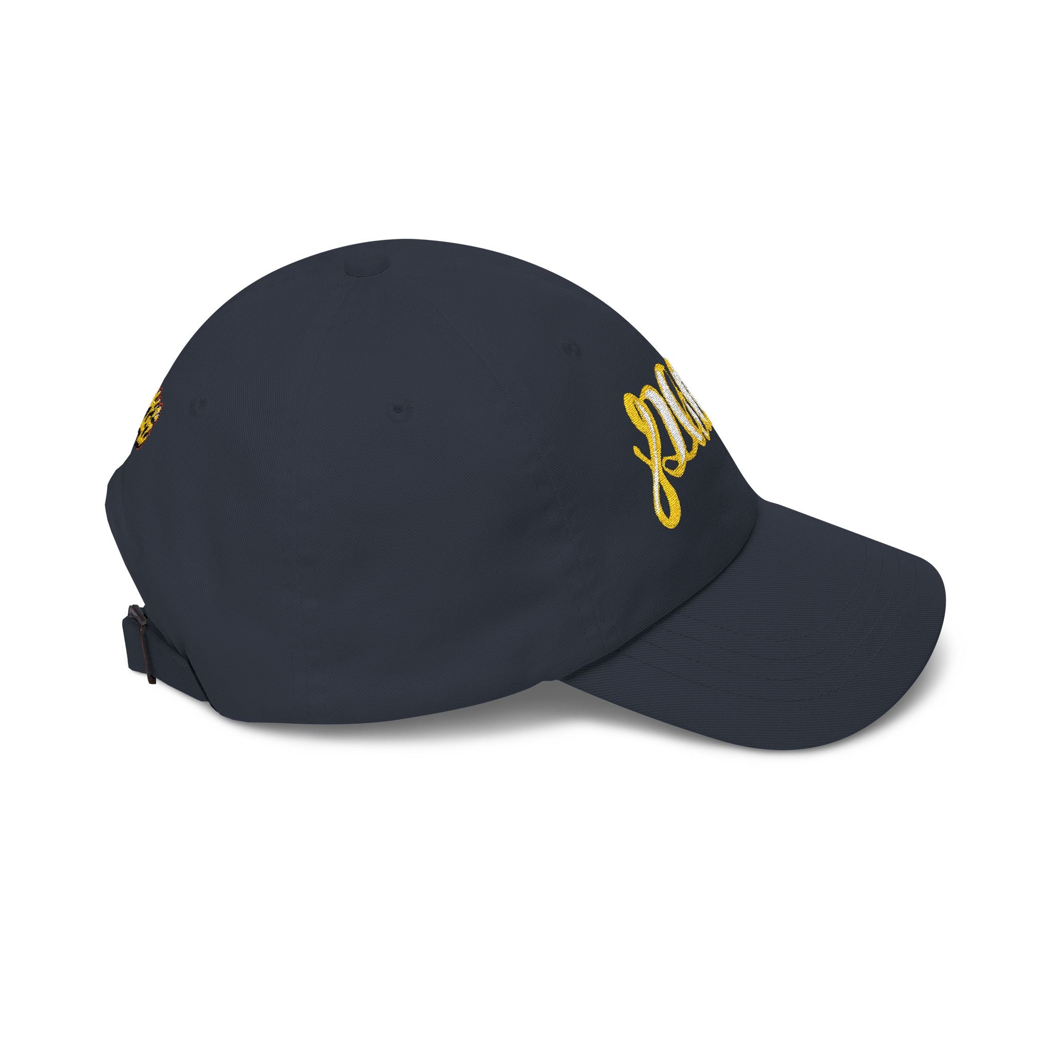 Pause Embroidered Calligraphy Dad Cap