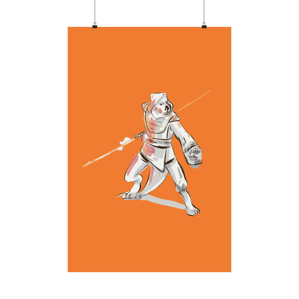Solarian Warrior | Matte Poster