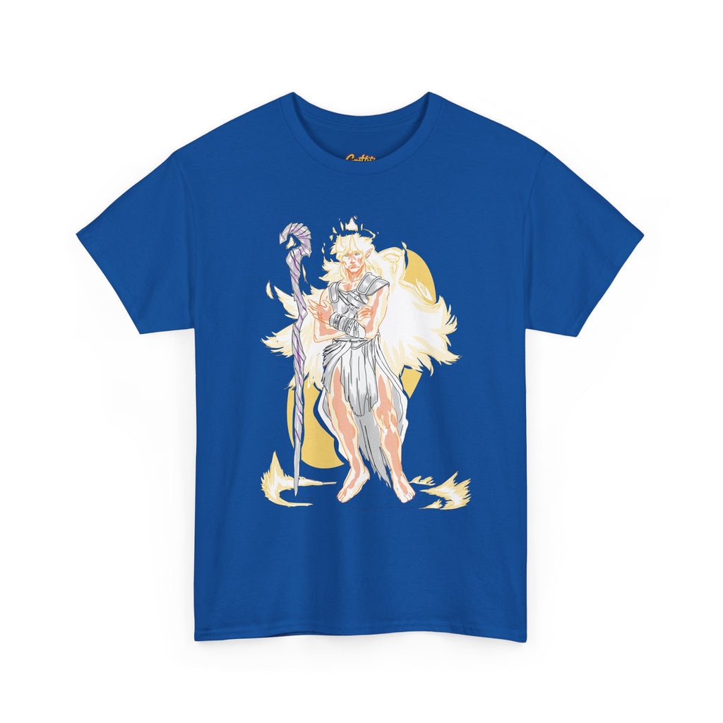 Flameborne Sorcerer Graphic Tee — Fantasy Mage Fire Sorcerer Shirt