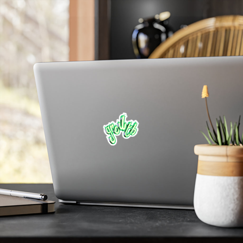 Grow Up Graffiti Kiss-Cut Vinyl Sticker