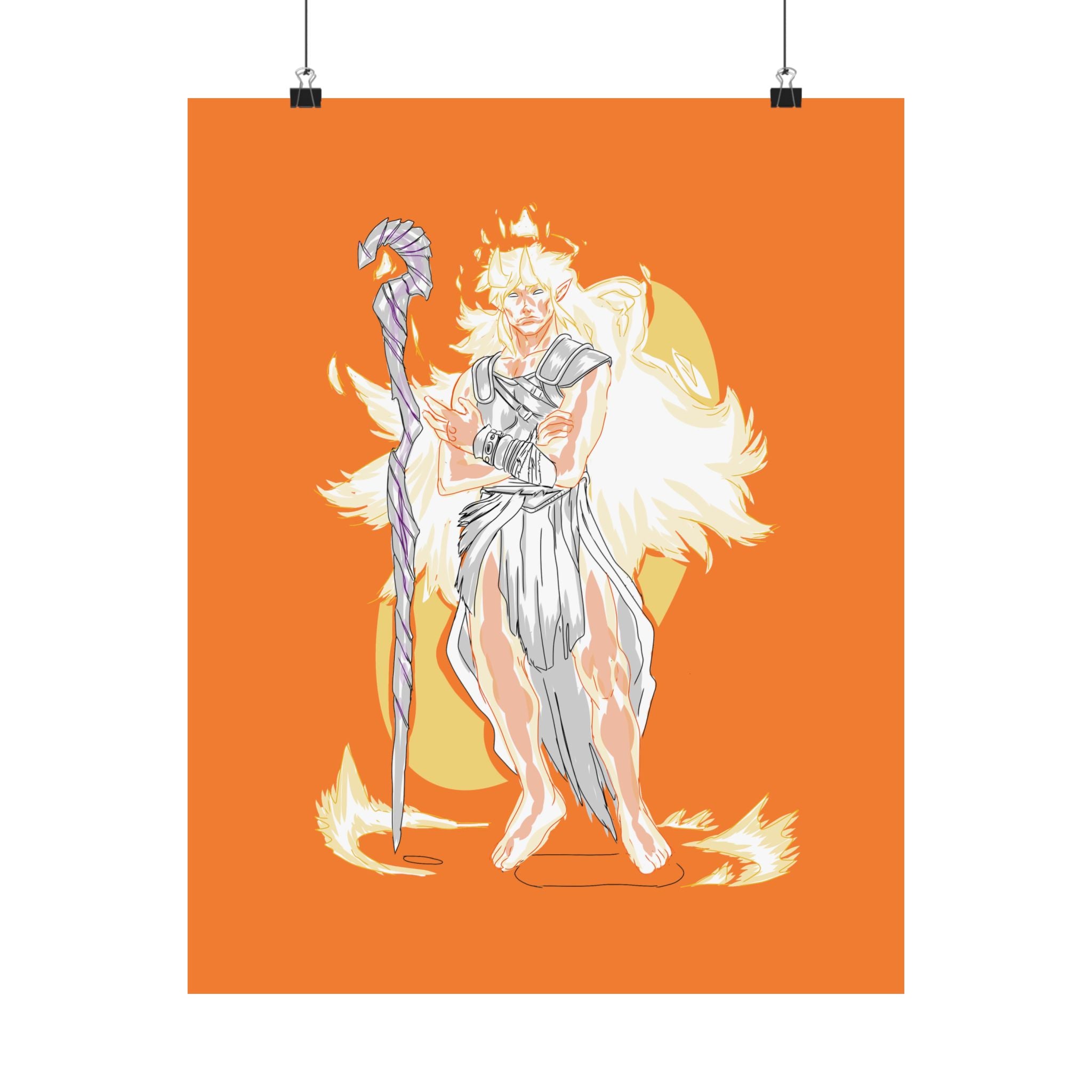 Flameborne Sorcerer | Matte Poster