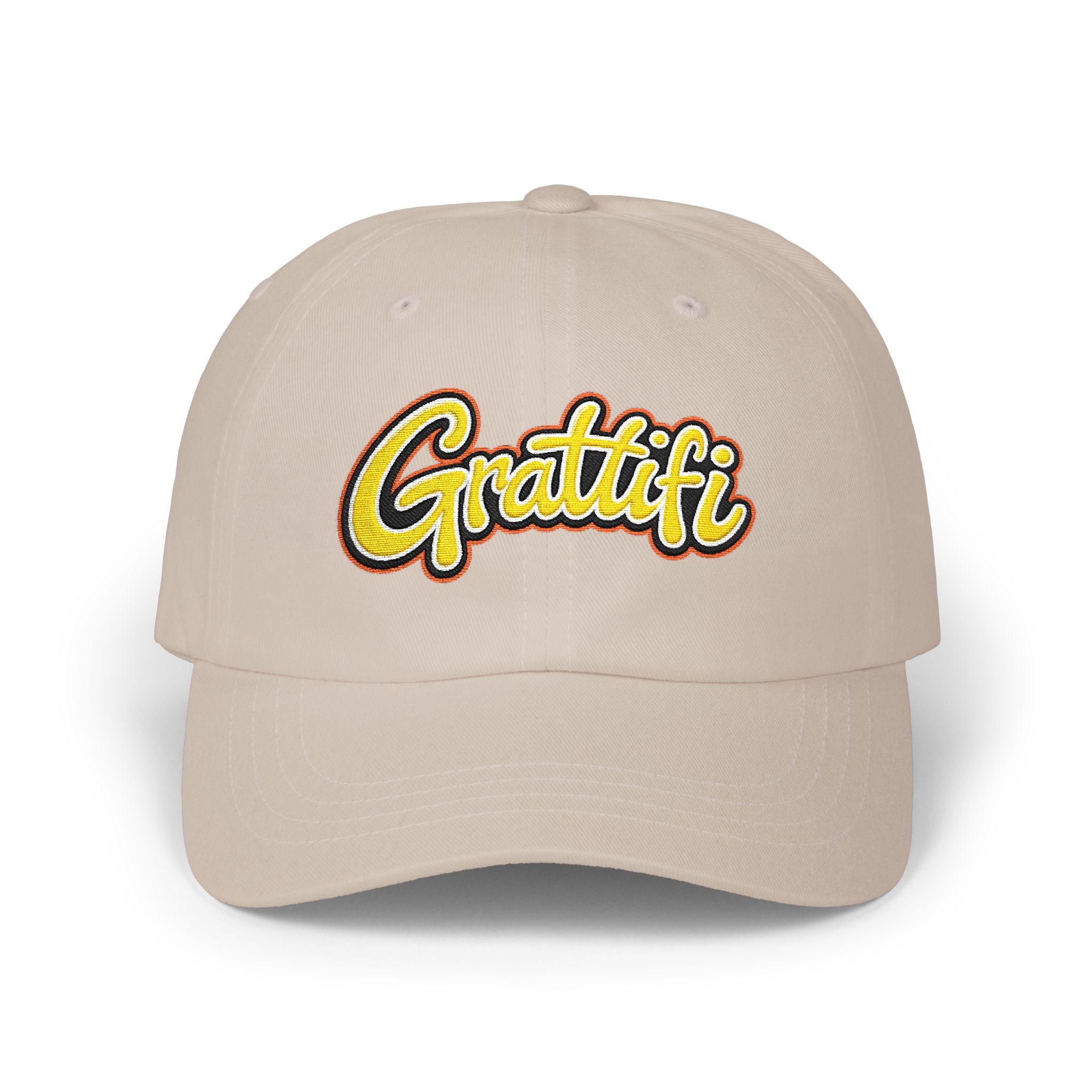 Grattifi Classic Embroidered Dad Cap — Minimal Logo Baseball Hat
