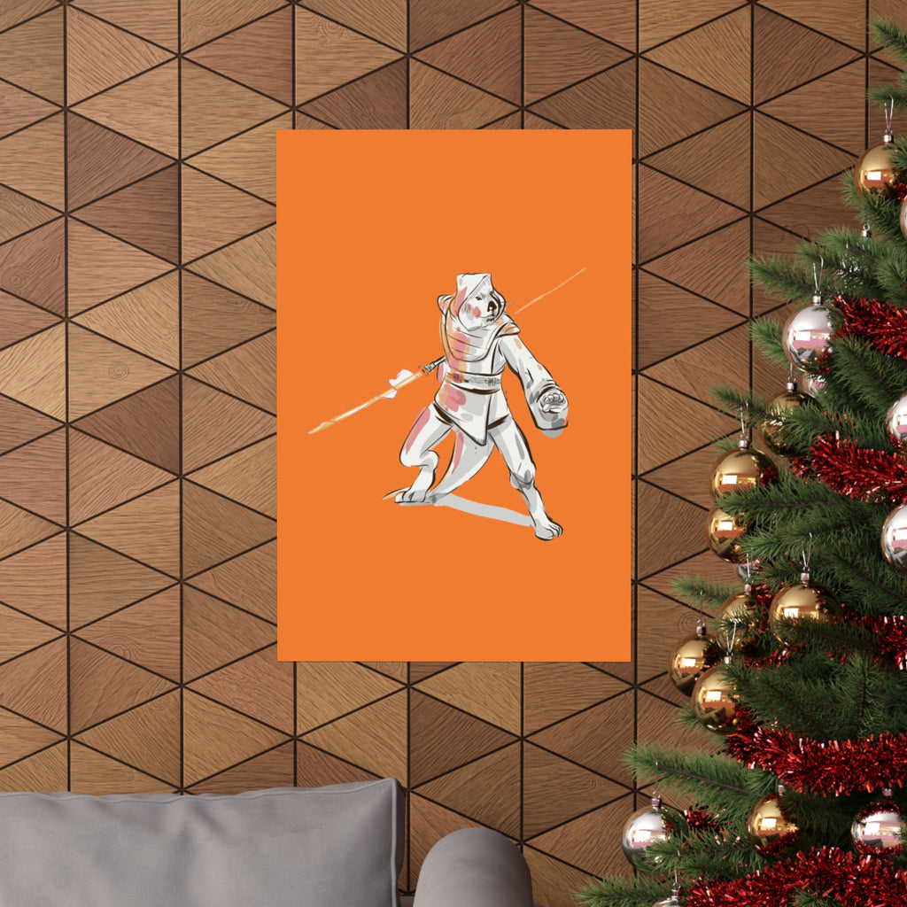 Solarian Warrior | Matte Poster