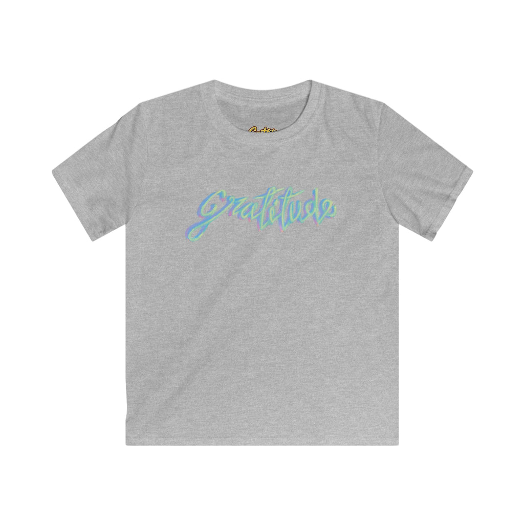 Kids 'Gratitude' Graphic Tee — Positive Message Youth T-Shirt