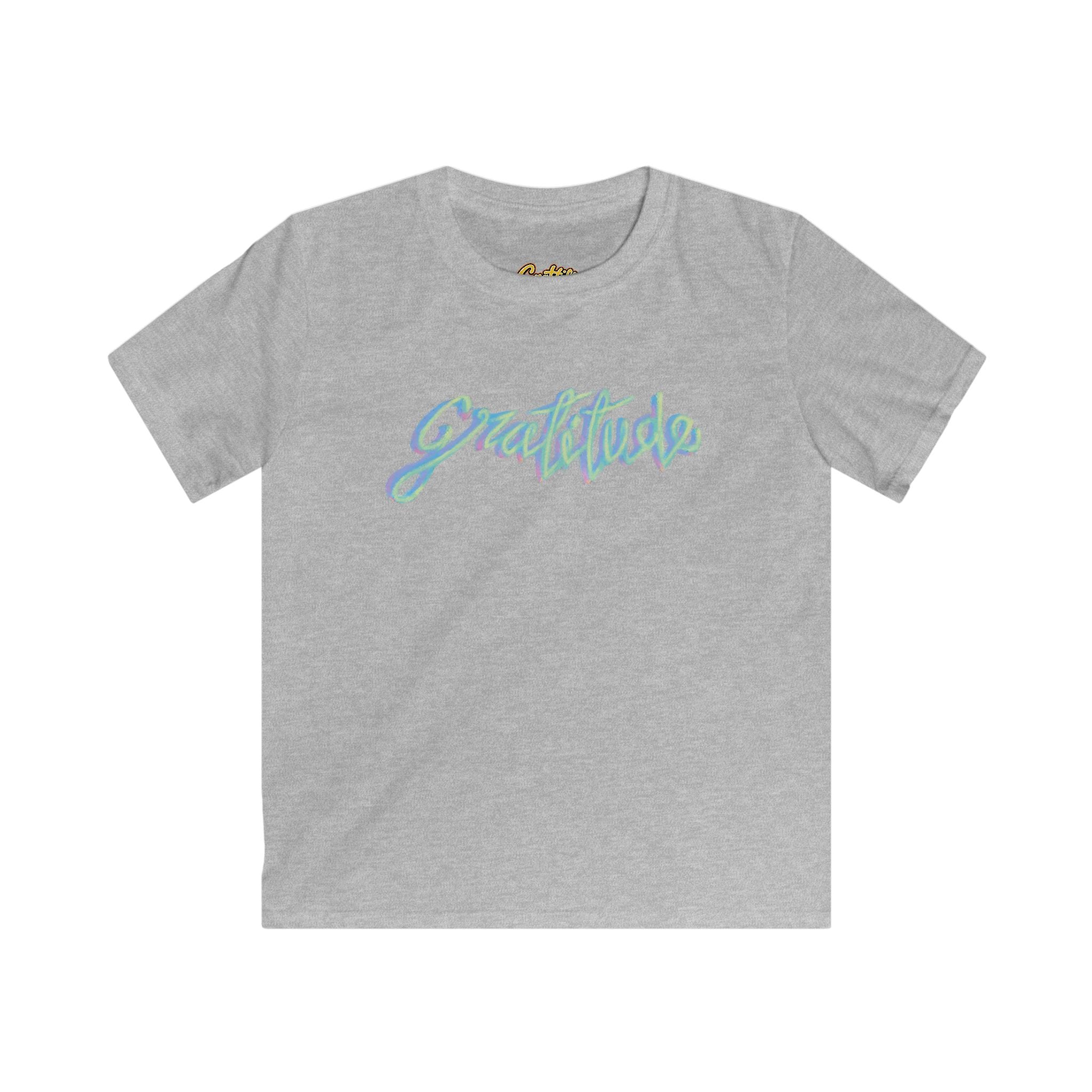 Kids 'Gratitude' Graphic Tee — Positive Message Youth T-Shirt