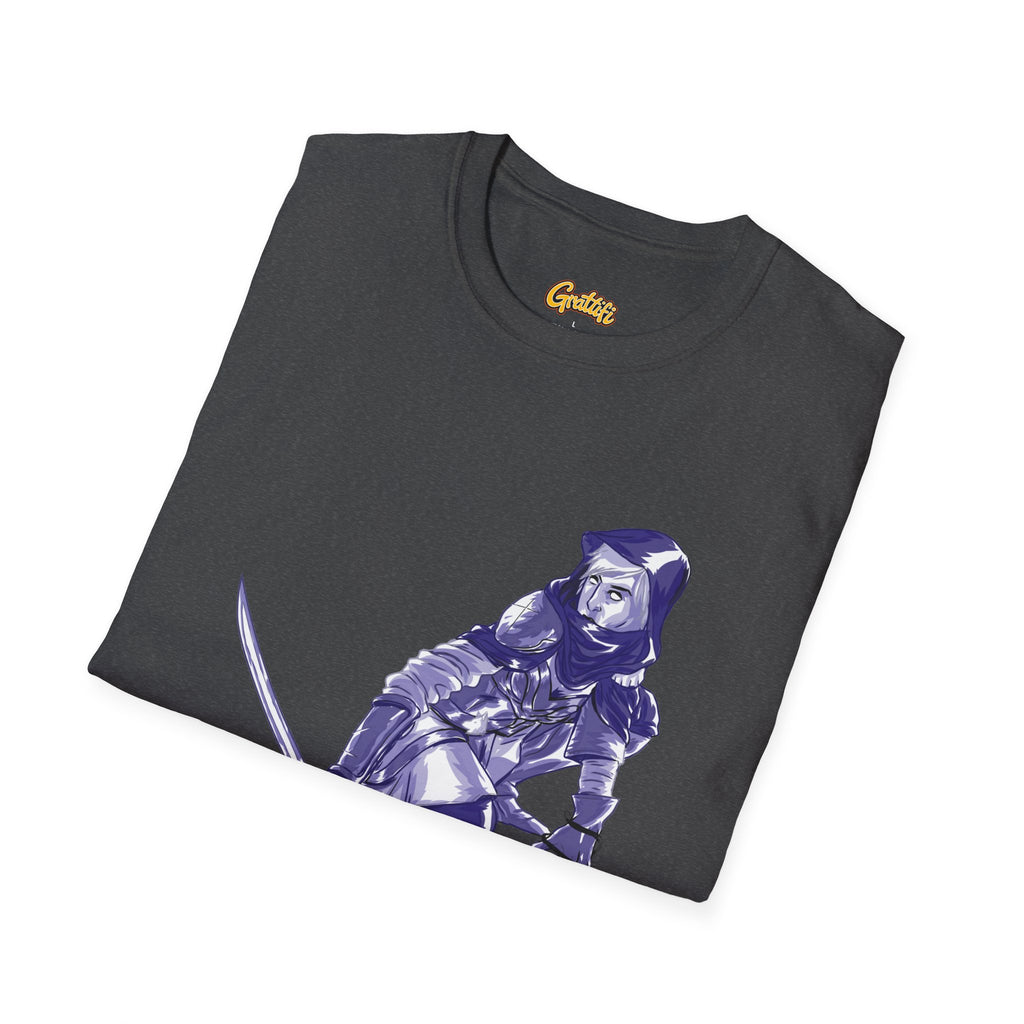 Female Assassin T-Shirt — Purple Assassin Graphic