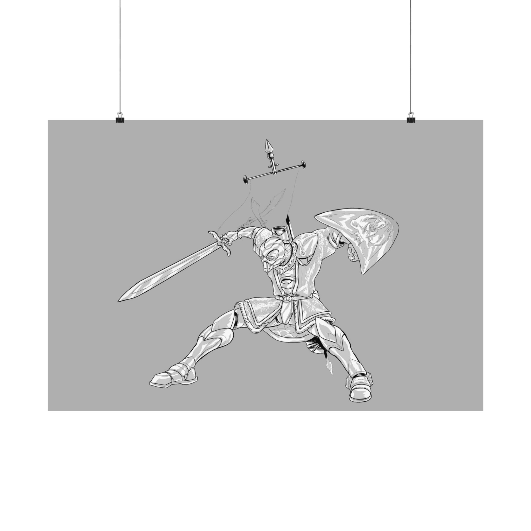 Mechanical Knight | Matte Poster